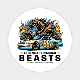 Legendary Nascar Beasts Magnet